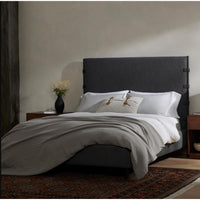 Ainsley Charcoal Upholstered Bed