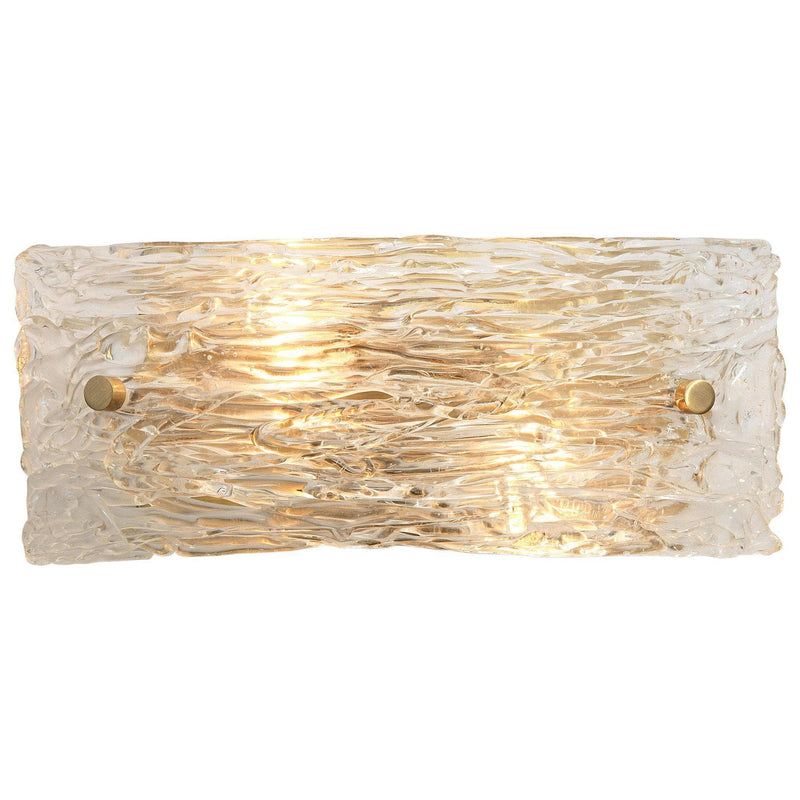 Swan Curved Glass Sconce, Small