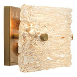 Swan Curved Glass Sconce, Small