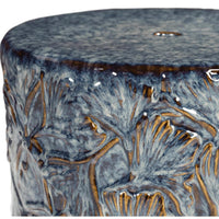 Blue Bishop Ceramic Stool