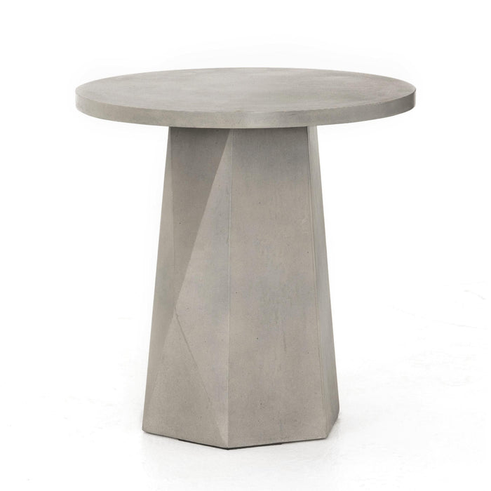 Braxton Grey Concrete End Table