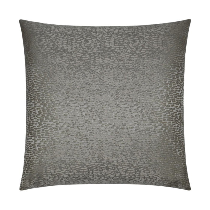 Joy Misty Silver Throw Pillow