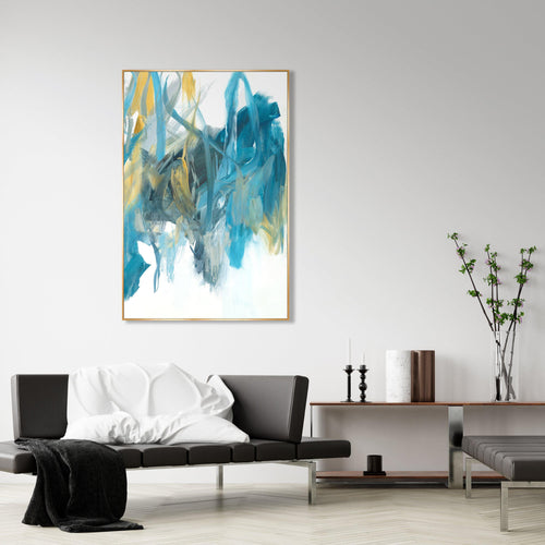 Counting Rivers II Giclee Canvas Painting