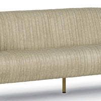 Beretta Cappuccino Leather Sofa