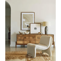 Burke Cardiff Cream Accent Chair