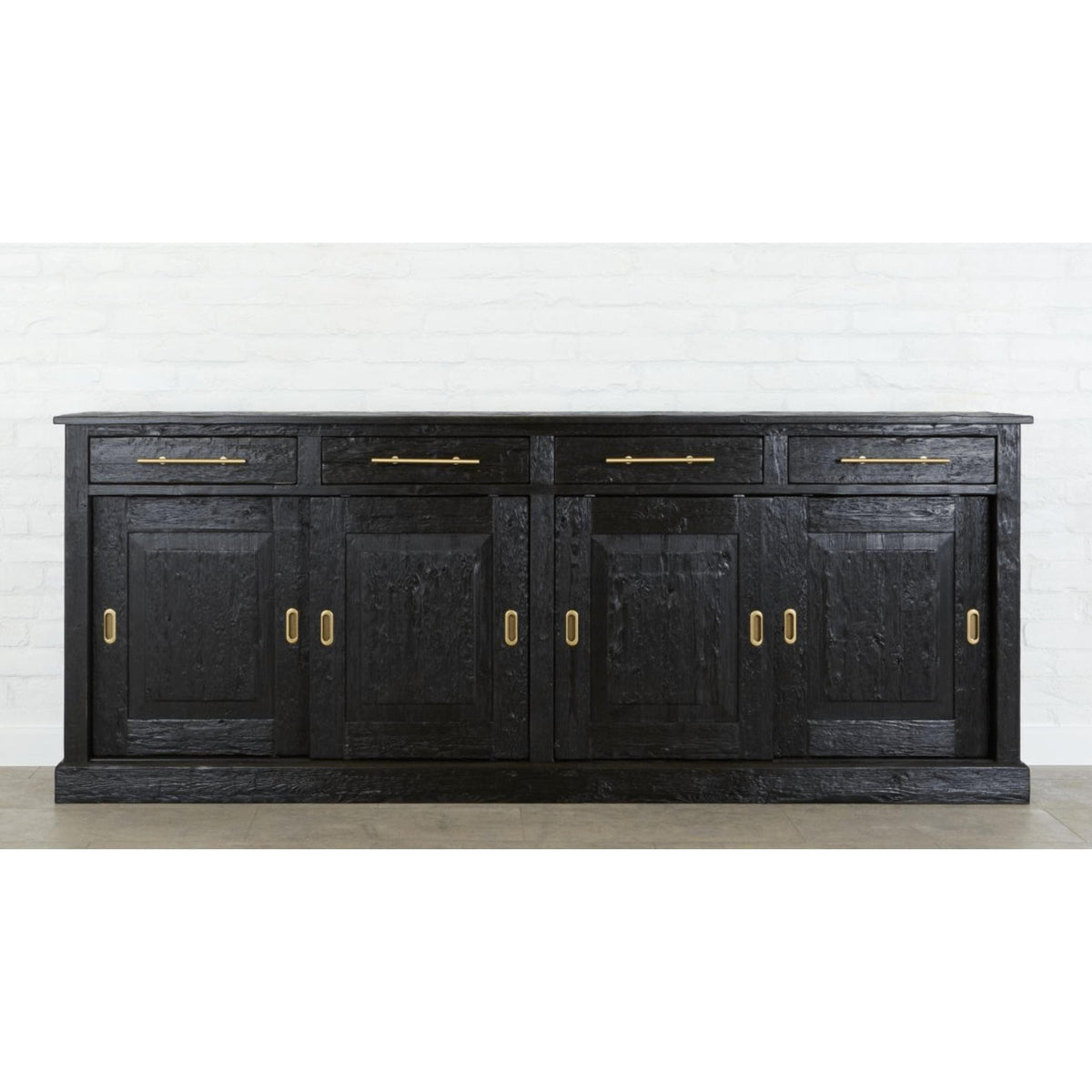 Black Parisian Wood Sideboard