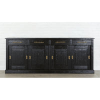 Black Parisian Wood Sideboard