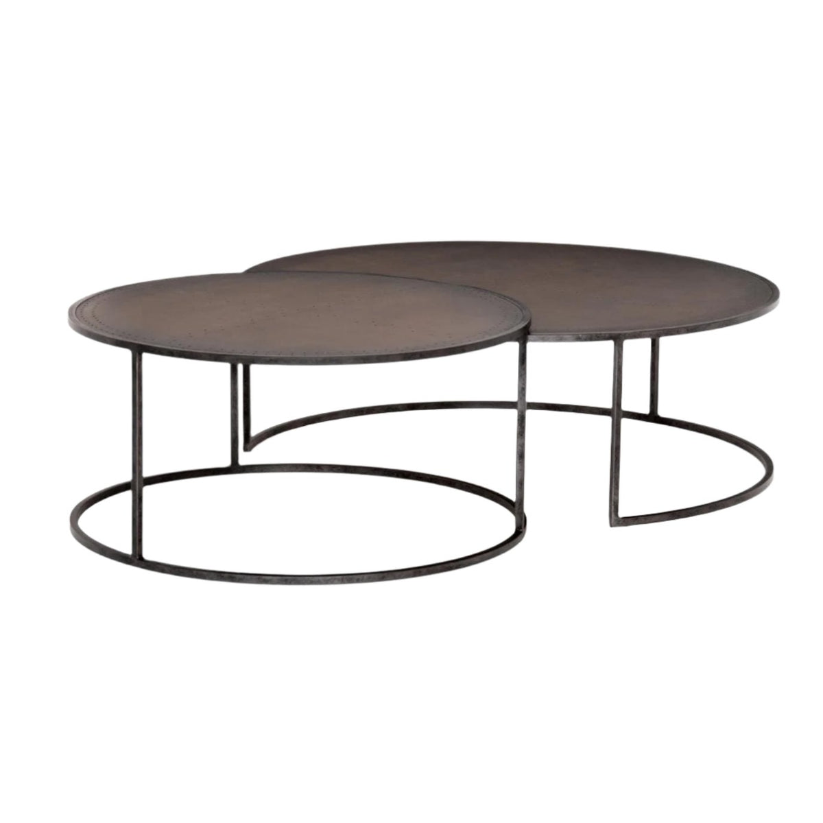 Celine Copper Nesting Coffee Tables