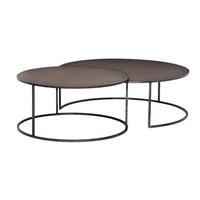 Celine Copper Nesting Coffee Tables