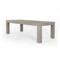 Secilia Grey Teak Outdoor Dining Table