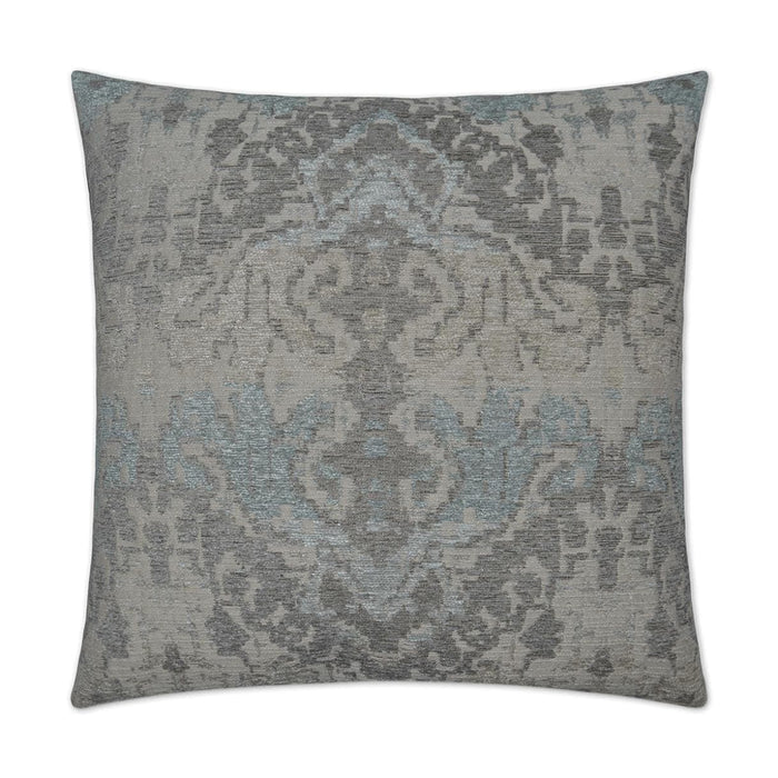 Collector Mist Silver Throw Pillow