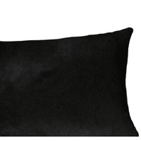 Morgan Hair on Hide Rectangle Pillow Black