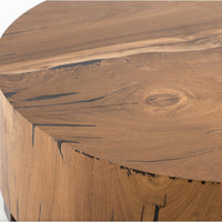 Heston Natural Yukas Wood Round Coffee Table