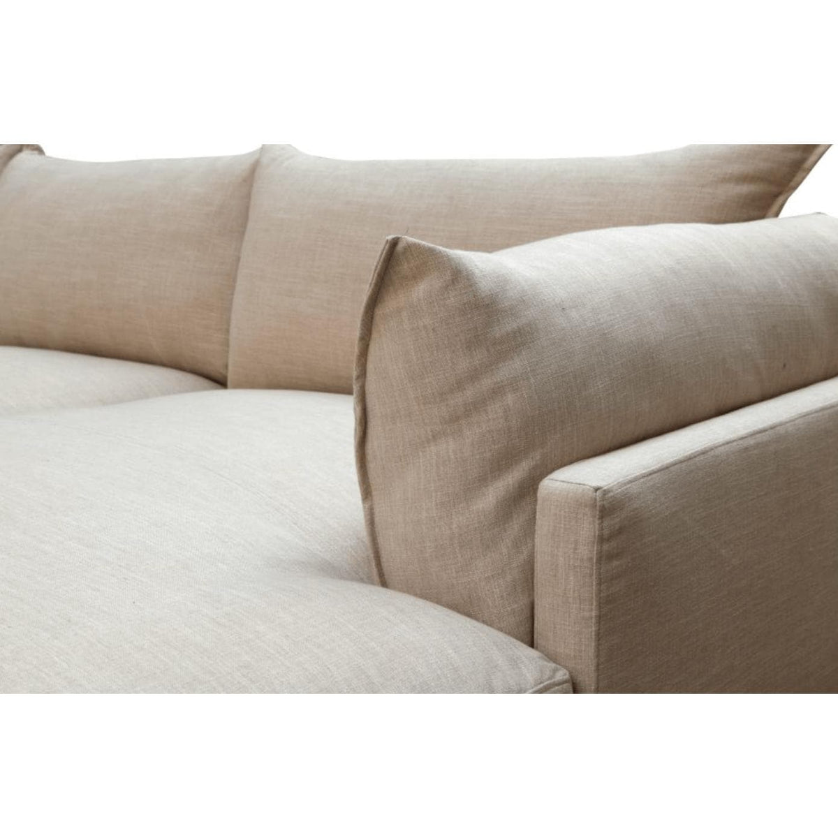 Jamara Sandy Beige Left Arm Sectional Sofa