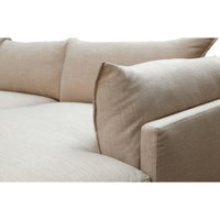 Jamara Sandy Beige Left Arm Sectional Sofa