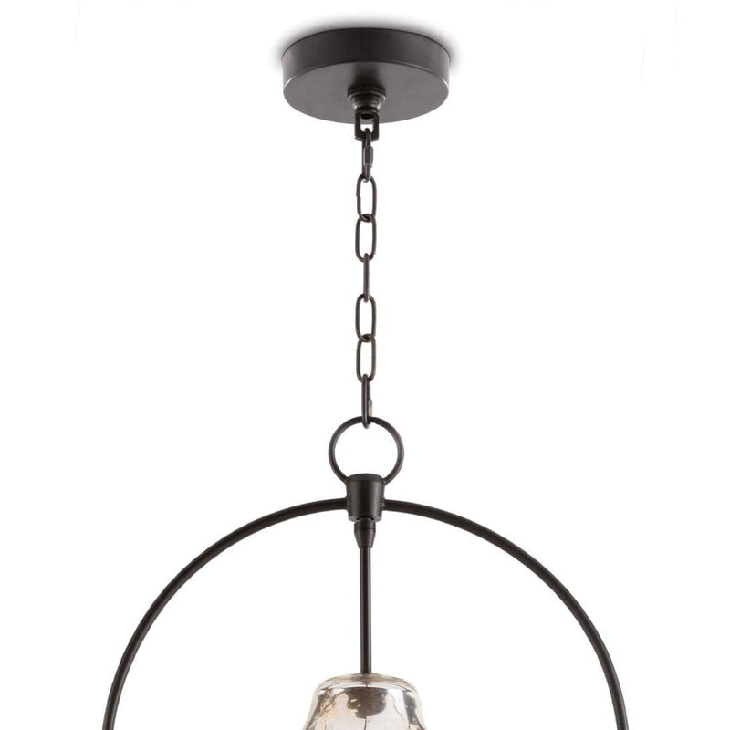 Southern Living Small Bronze Emerson Bell Jar Pendant