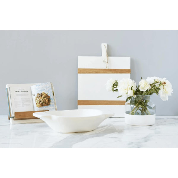 White Mod iPad/Cookbook Holder