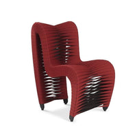 Red & Black Seat Belt Dining Chair