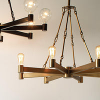 Manchester Antique Brass 8 Light Chandelier