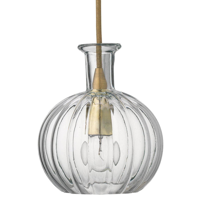 Sophia Carafe Pendant in Clear Glass