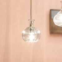 Sophia Carafe Pendant in Clear Glass