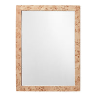 Chandler Natural Burl Wood Rectangle Mirror