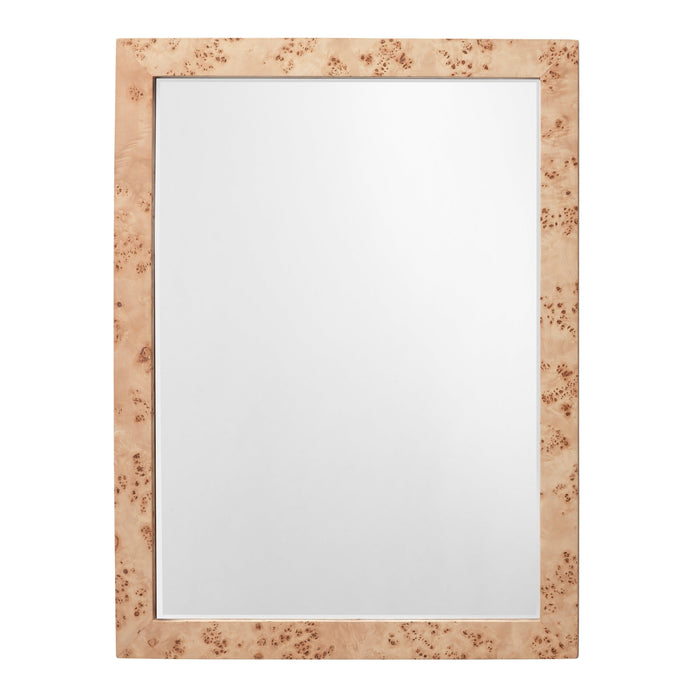 Chandler Natural Burl Wood Rectangle Mirror