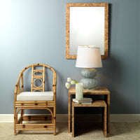 Chandler Natural Burl Wood Rectangle Mirror