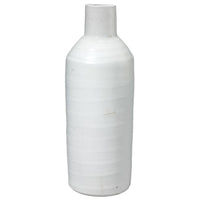 Dimple Carafe in Matte White Ceramic