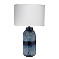 Indigo Blue & White Ceramic Lamp