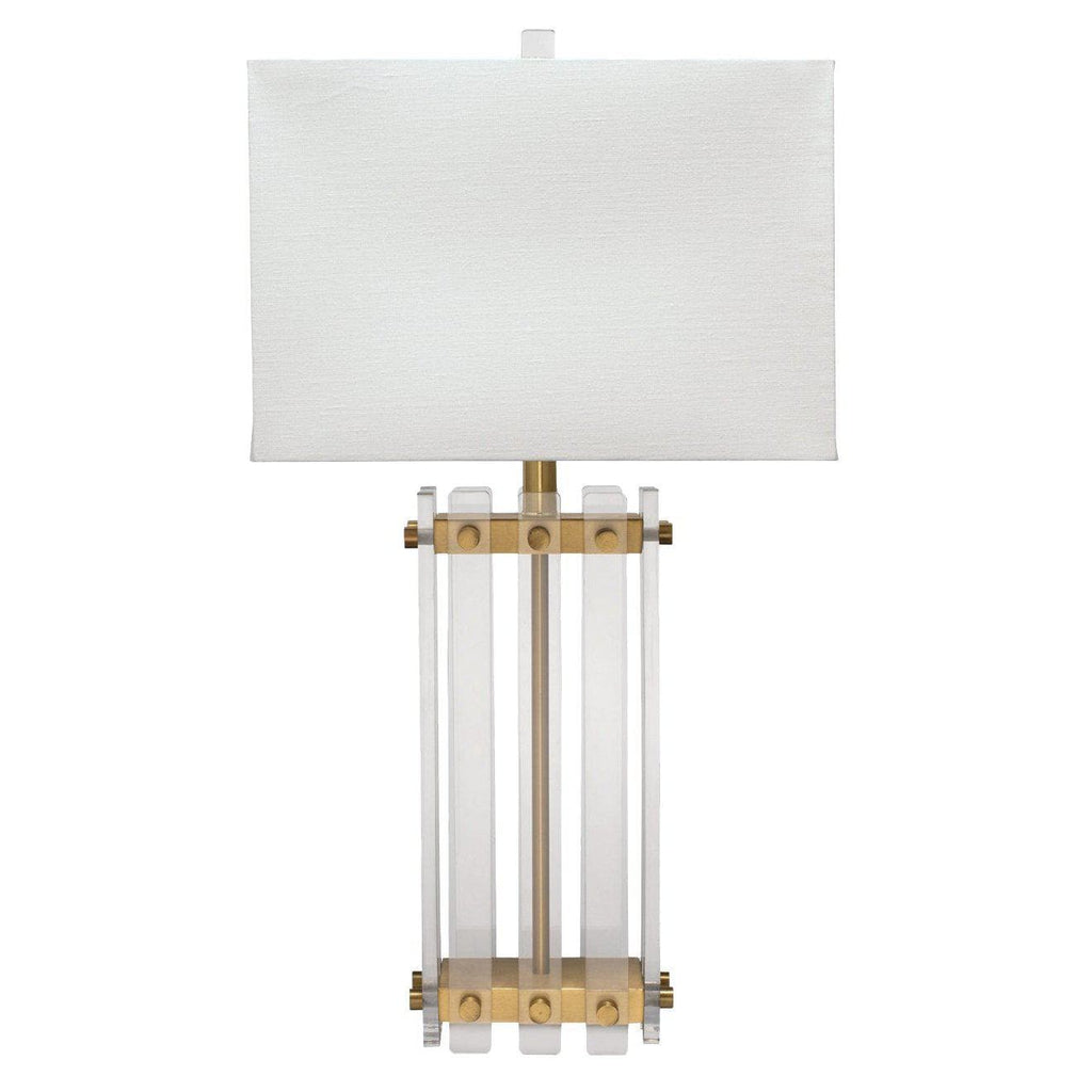 Grammercy Acrylic & Brass Table Lamp