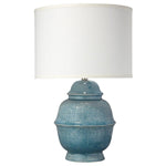 Kaya Table Lamp in Blue Ceramic