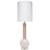 Studio Table Lamp in Petal Pink Glass