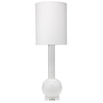 Studio Table Lamp in White Glass