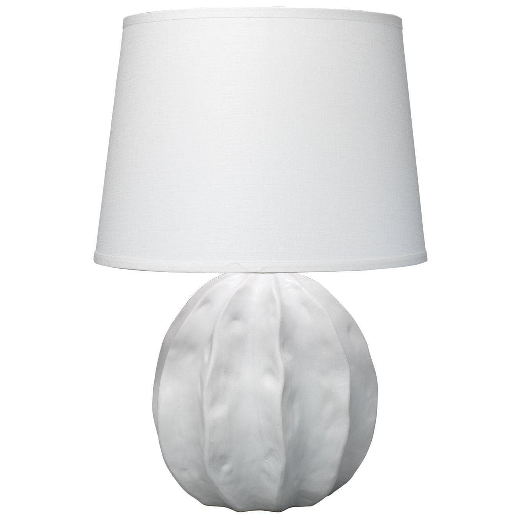 Urchin Table Lamp in Matte White