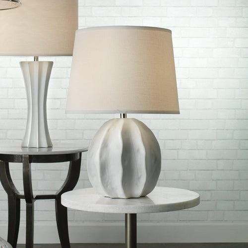 Urchin Table Lamp in Matte White