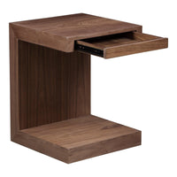 Zio Walnut C Side Table