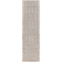 Arise Gray & Beige Hand Tufted Wool Rug