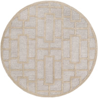 Arise Gray & Beige Hand Tufted Wool Rug