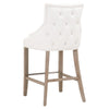 Alley White Tufted Table & Barstool