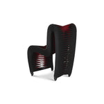 Black & Red Seat Belt Dining Chair