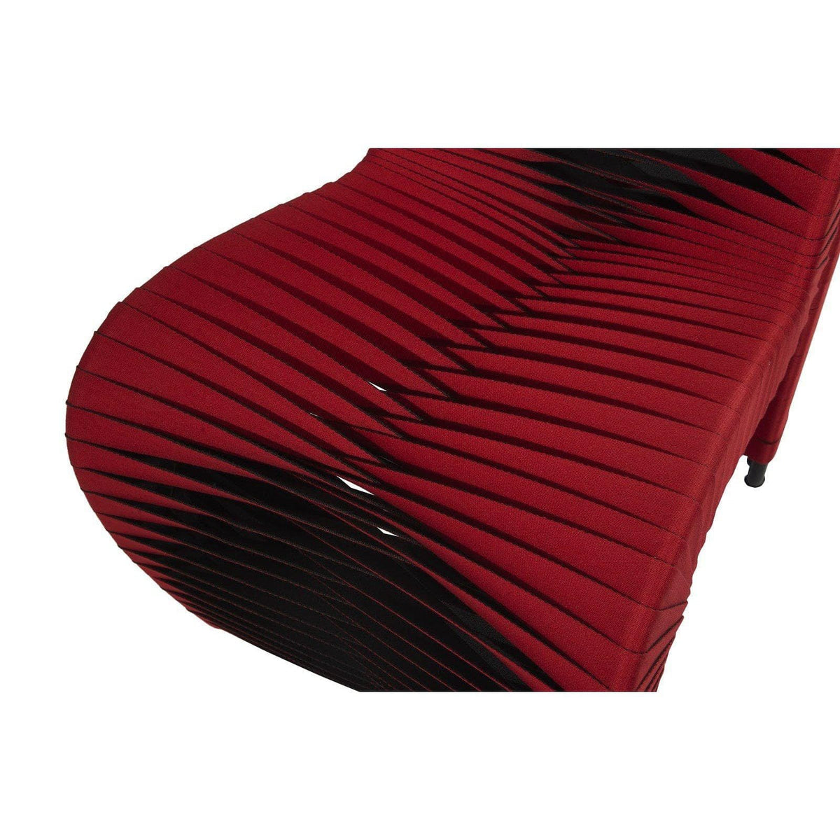 Red & Black Seat Belt Dining Chair