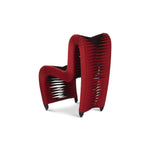 Red & Black Seat Belt Dining Chair
