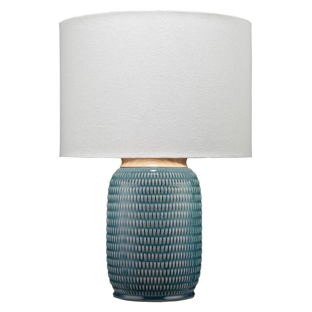 Graham Table Lamp in Blue Ceramic