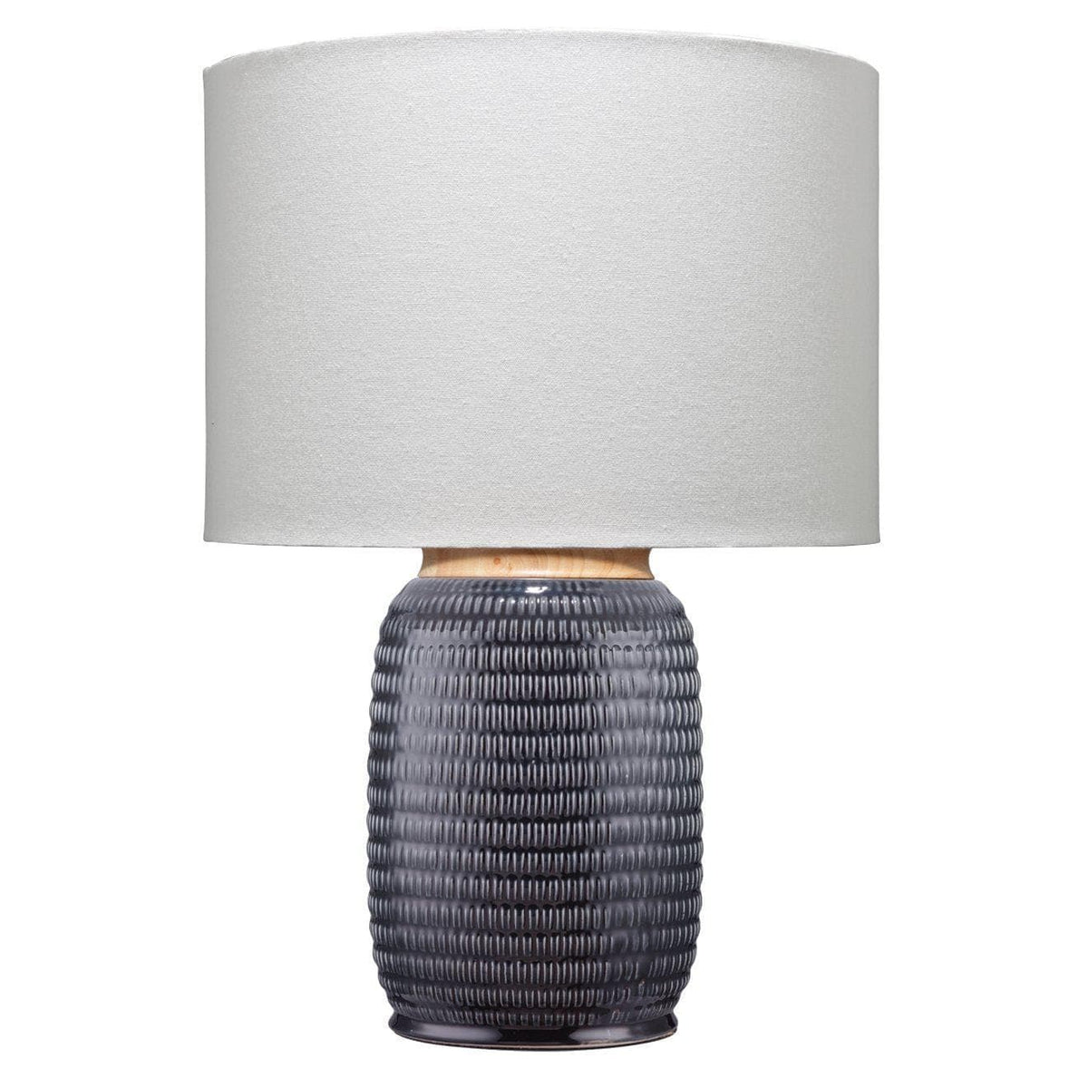 Graham Table Lamp in Dark Navy Ceramic