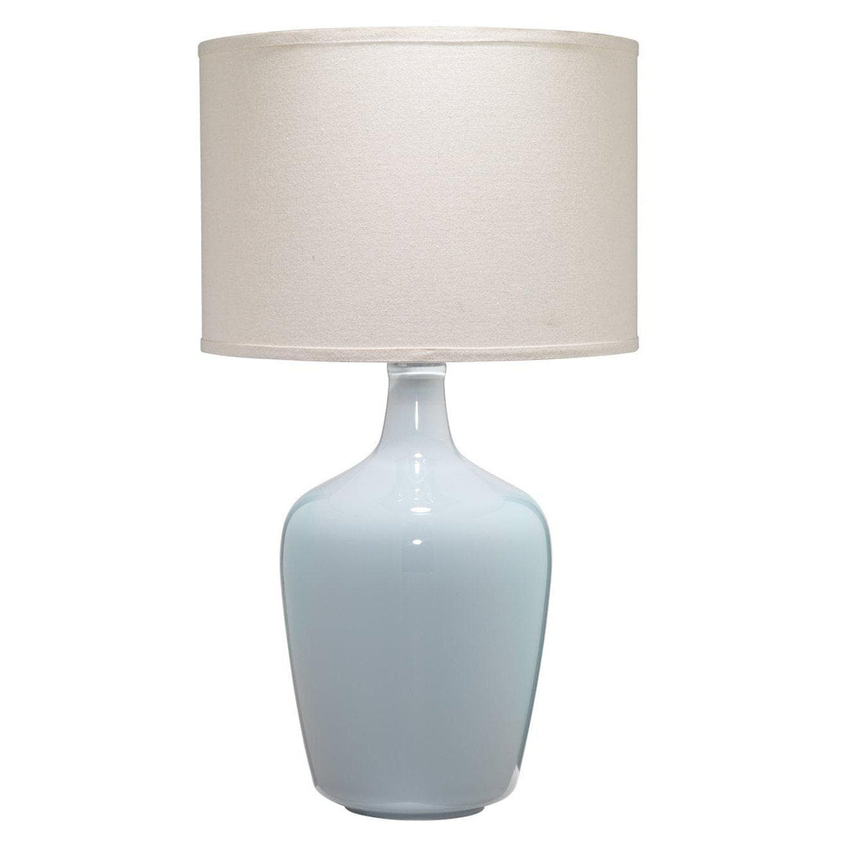 Plum Jar Dove Grey Ceramic Table Lamp