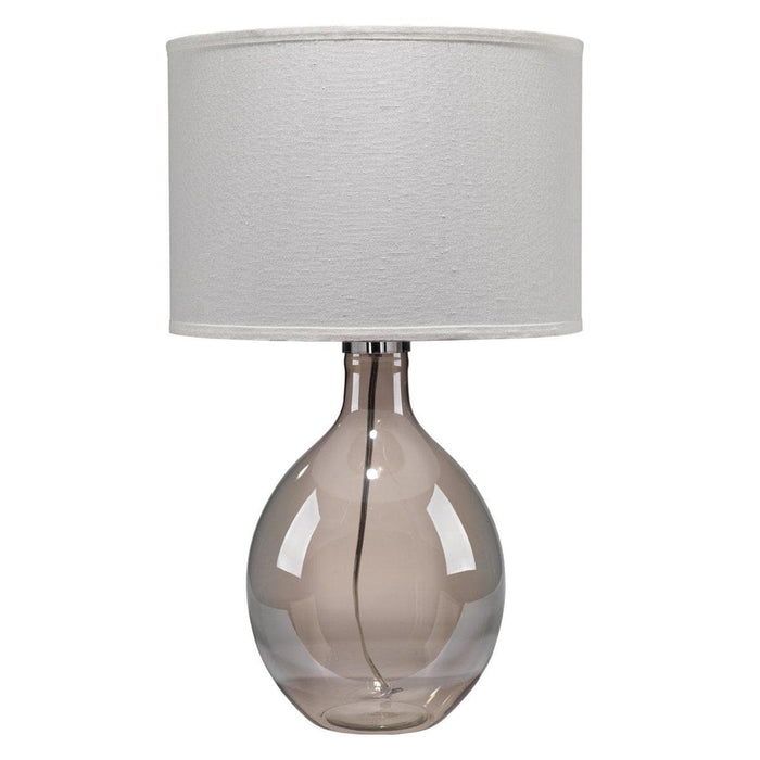 Juliette Table Lamp in Grey Glass