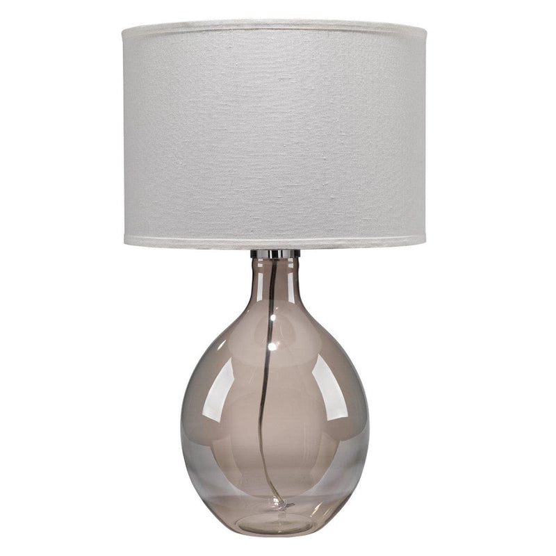 Juliette Table Lamp in Grey Glass