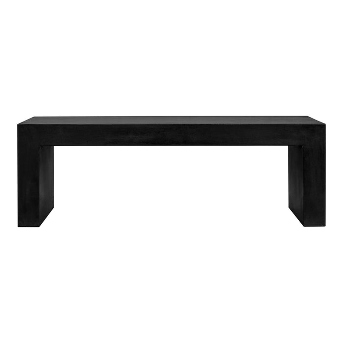 Lazarus Outdoor Bench Black