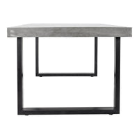 Jedrik Cement Outdoor Dining Table